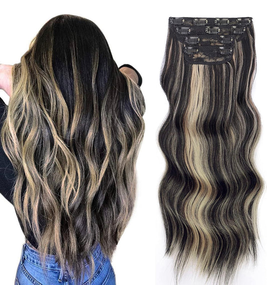 EXTENSIONES ONDULADAS Color - Black/Blonde