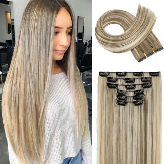 EXTENSIONES DE CLIP LACIAS Color - Ash Brown