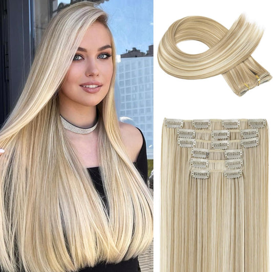 EXTENSIONES DE CLIP LACIAS Color - Blonde w Highlights