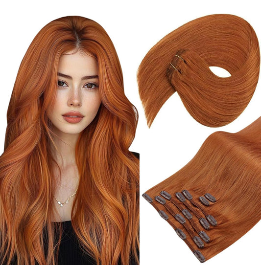 EXTENSIONES DE CLIP LACIAS Color - Copper